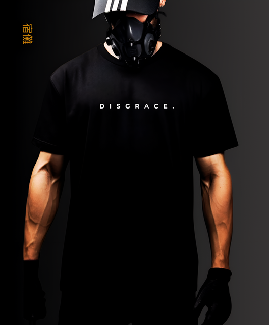 DISGRACE - SUKUNA OVERSIZED FIT BLACK T-SHIRT