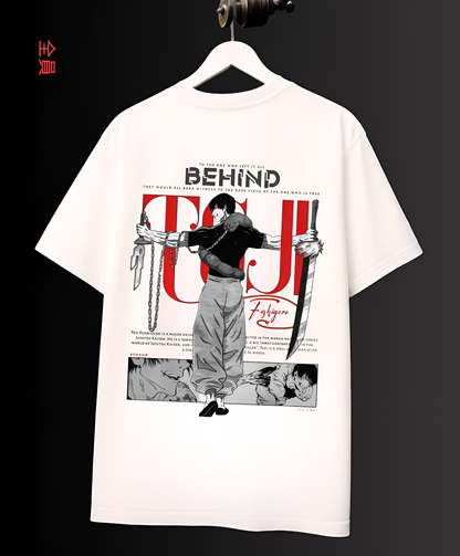 ZENIN - TOJI OVERSIZED FIT WHITE T-SHIRT