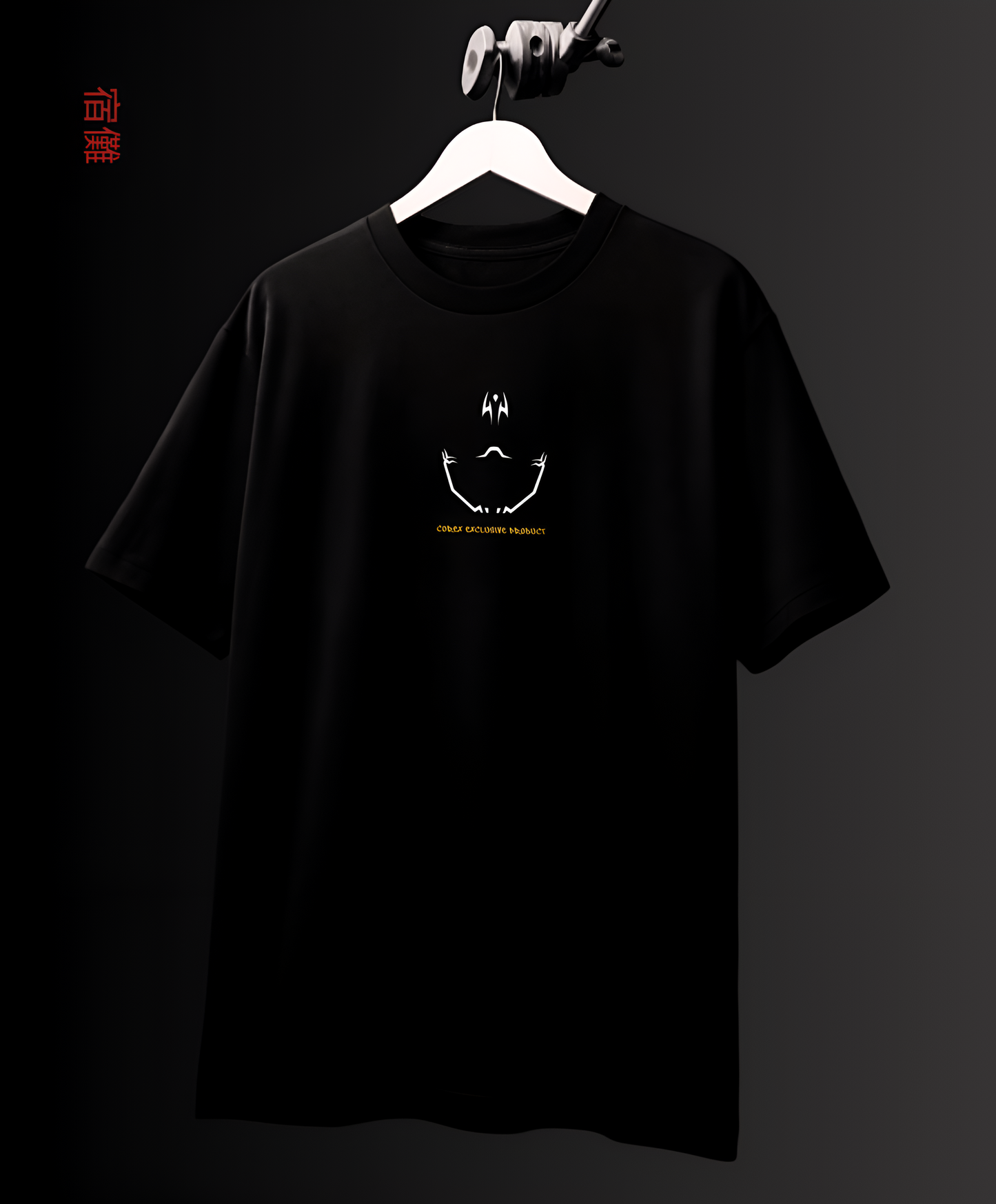 SUKUNA OVERSIZED FIT BALCK T-SHIRT