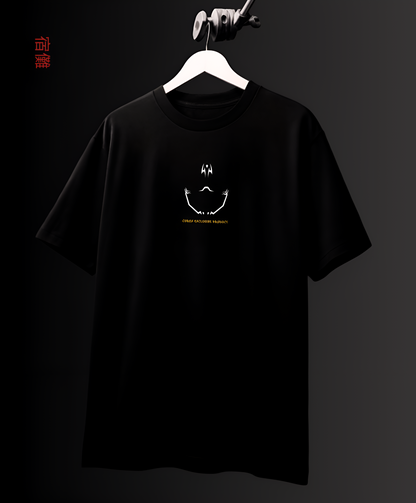 SUKUNA OVERSIZED FIT BALCK T-SHIRT
